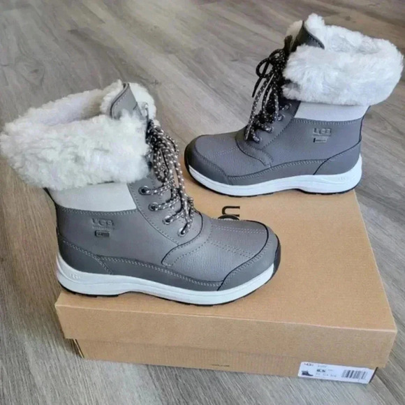 UGG Zaylee Waterproof Leather Boot - Picture 1 of 8